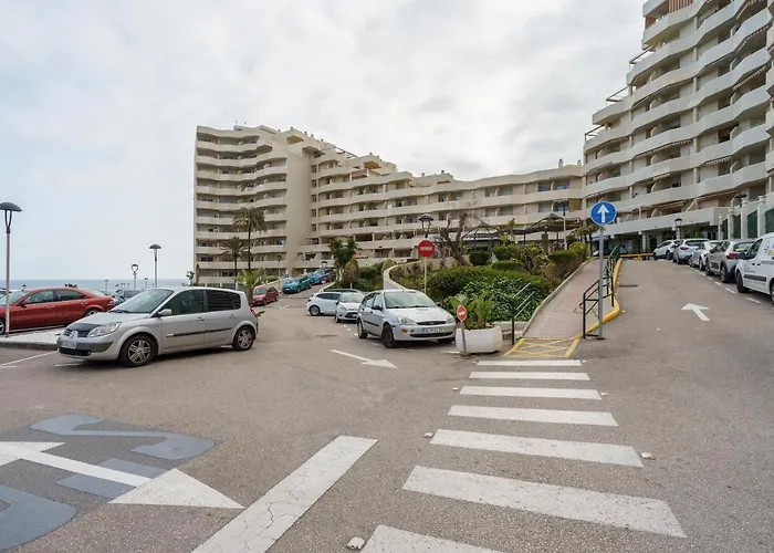 Seaview Beachfront With Aqua Park & Balcony Benalmadena