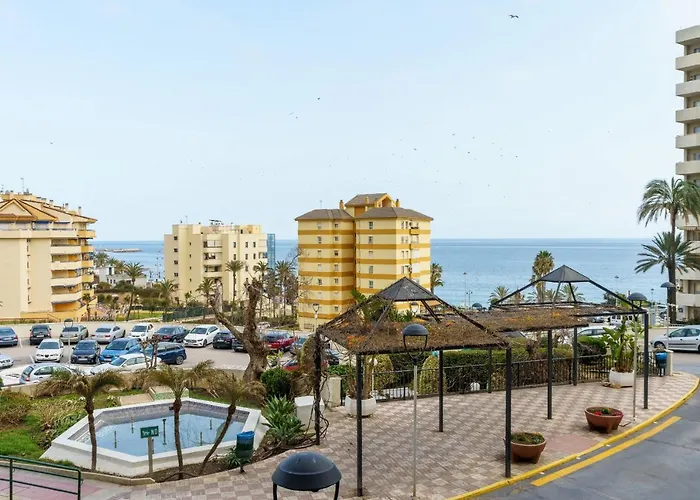 Seaview Beachfront With Aqua Park & Balcony * Benalmadena